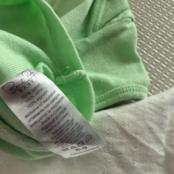 Tahari|Baby girl bundle of two bodysuits,Mama’s Bestie in white & teal•••Boho - Picture 5 of 6